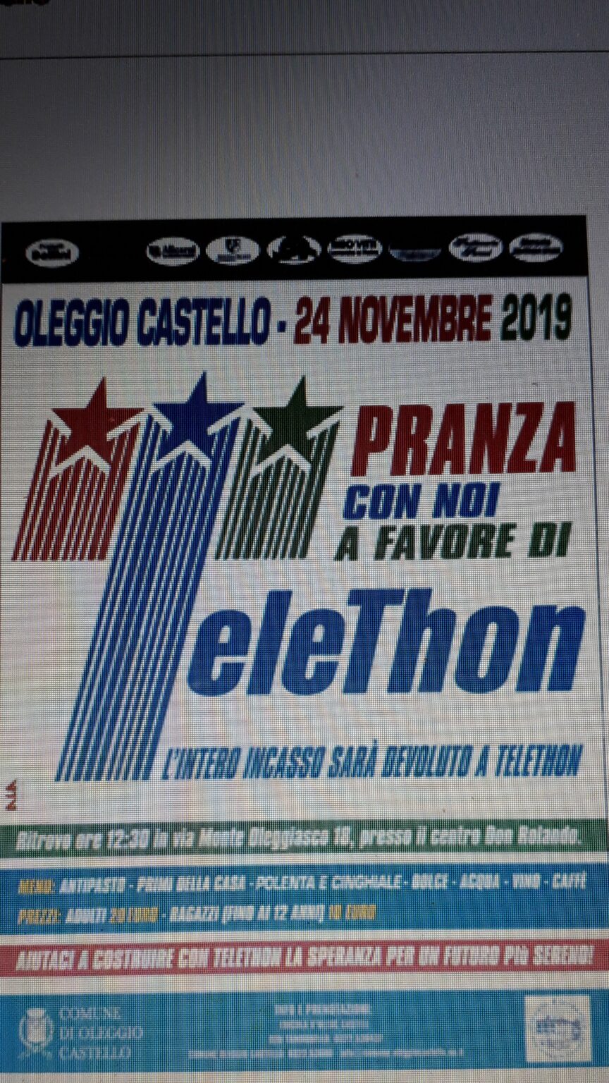 Volantino Pranzo Oleggio Castello 24 11